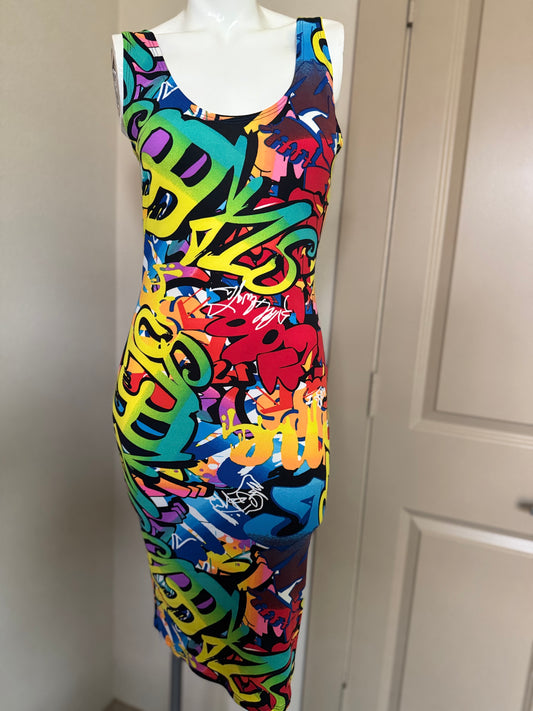 Graffiti Glam Dress