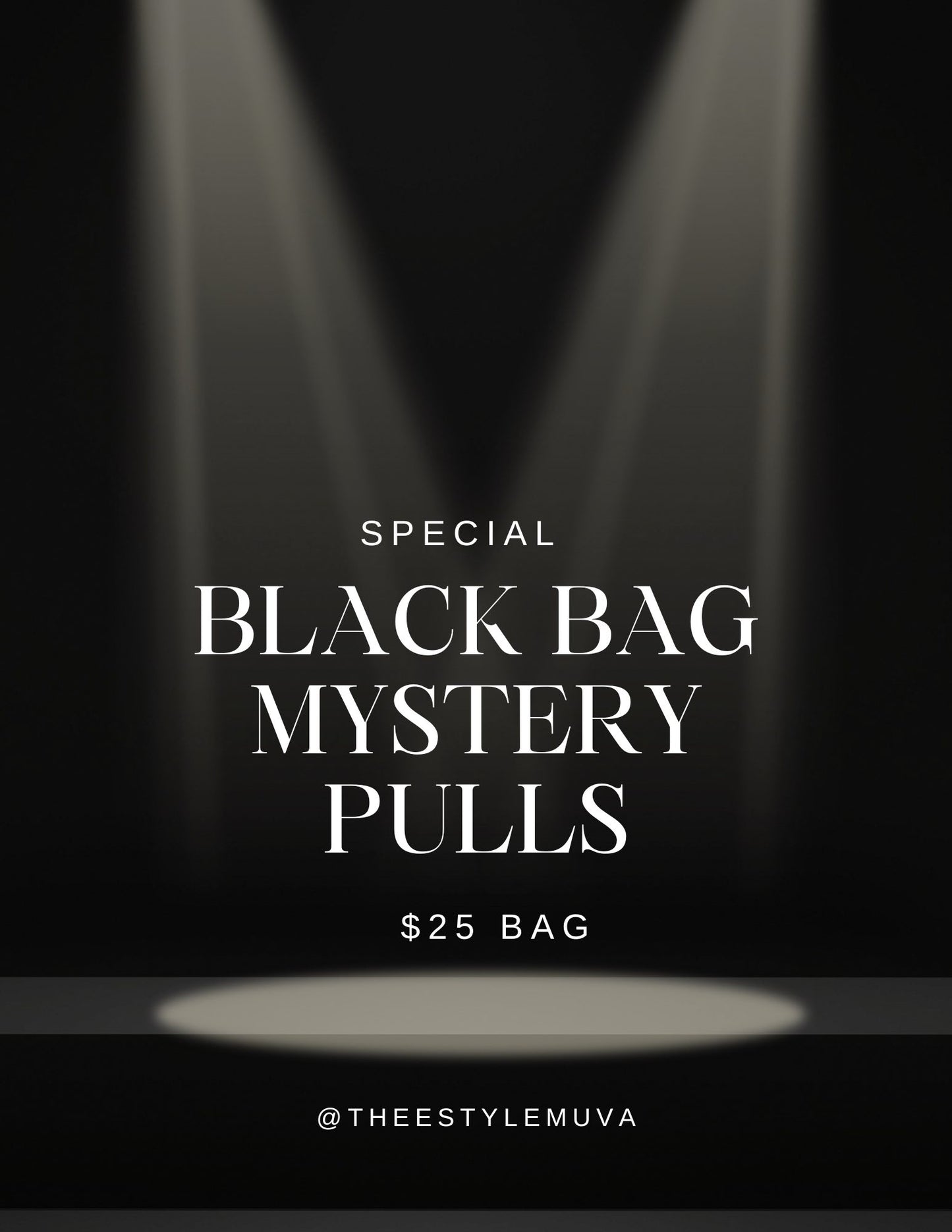 Mystery Black Bag