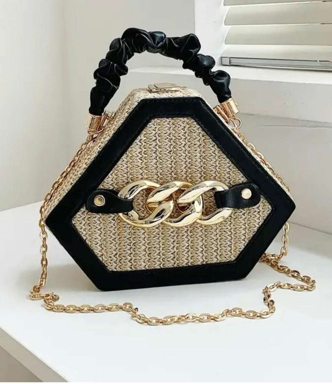 Woven Fashion Handbag