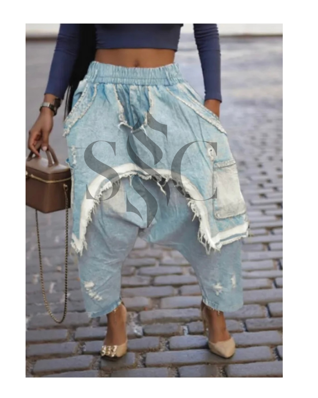 Rebellious Slouch Denim Pant
