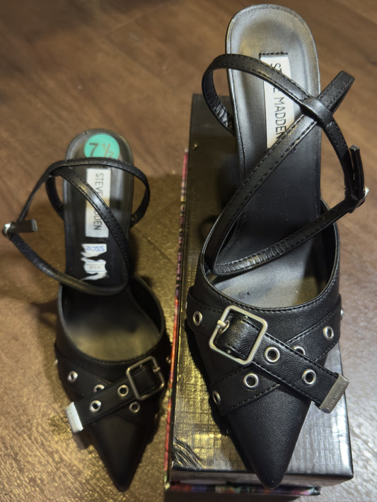 Boss Buckle Heels